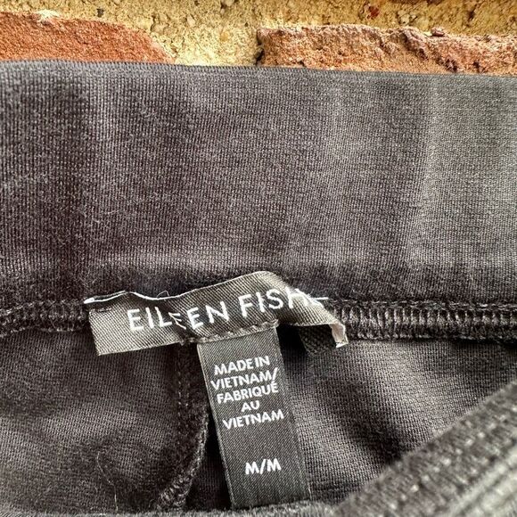 Eileen Fisher Women's $178 Organic Cotton Ponte Slim Pant medium - Picture 4 of 13